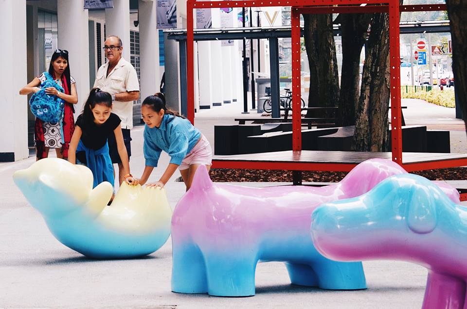 Photo of outdoor artwork at Bencoolen Street